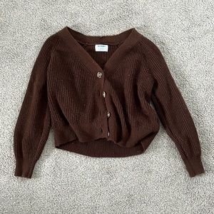 Old navy brown cardigan